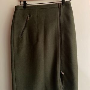 J.Crew zippered pencil skirt, size 2